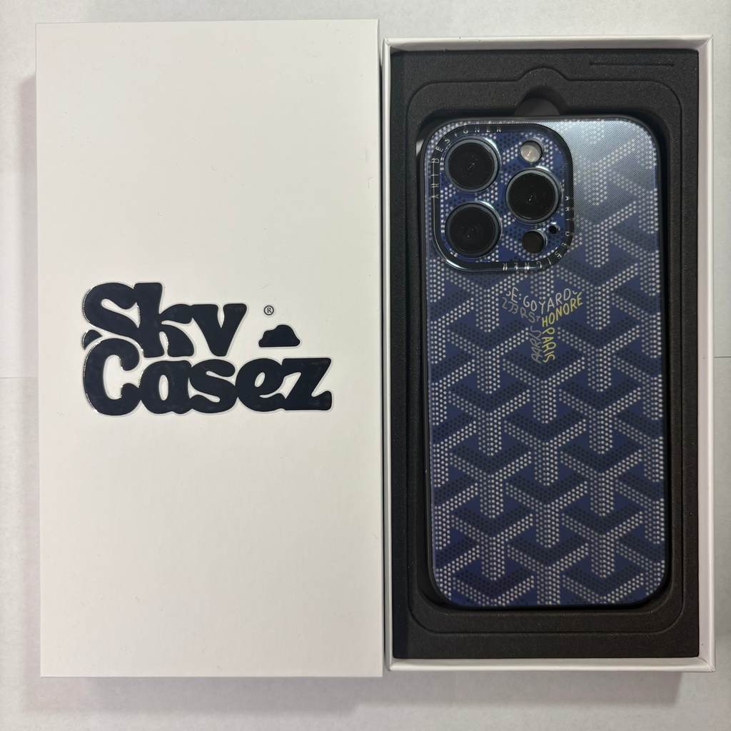 Goyard Case Blauw