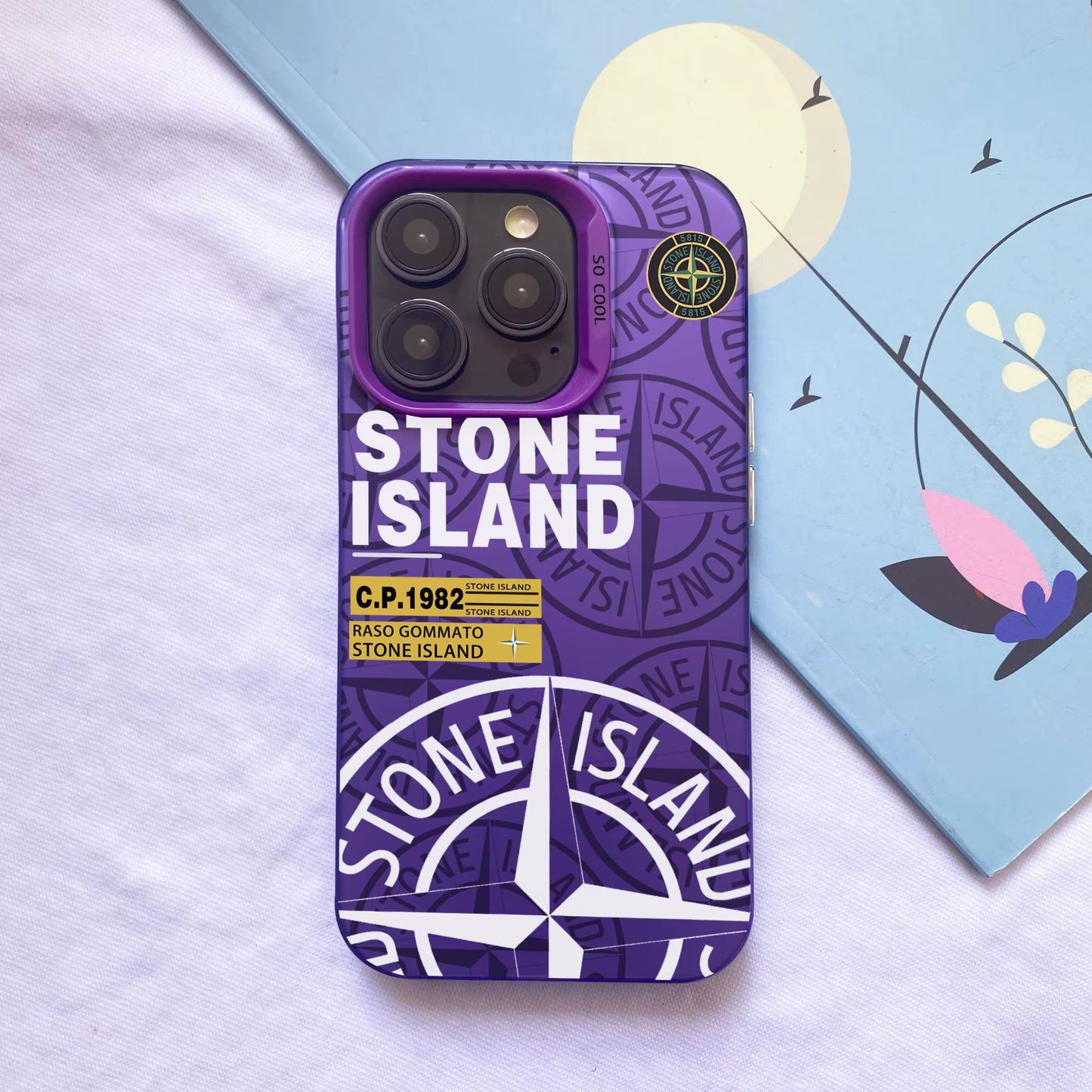 Stone Island Etui Lila