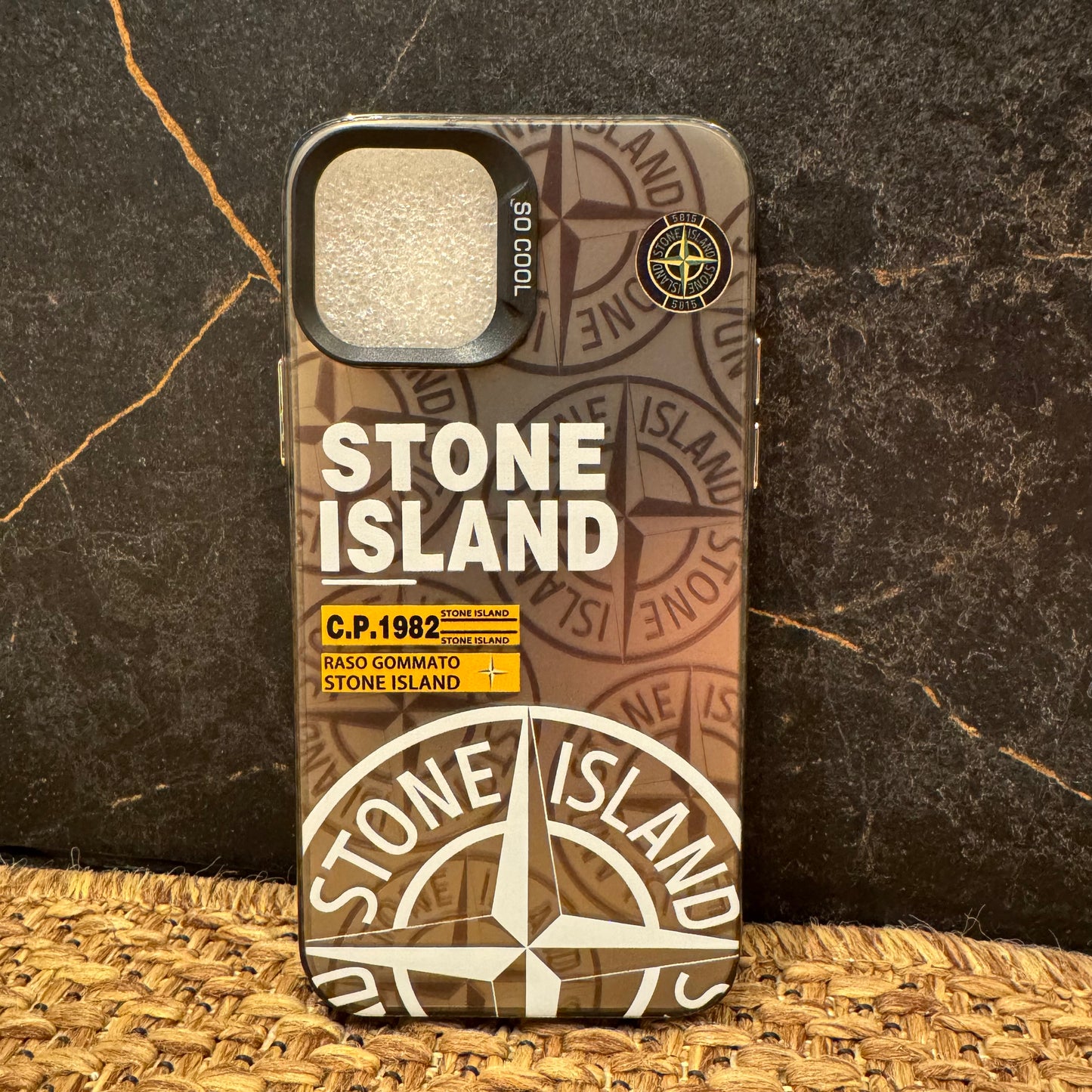 Stone Island Etui Schwarz