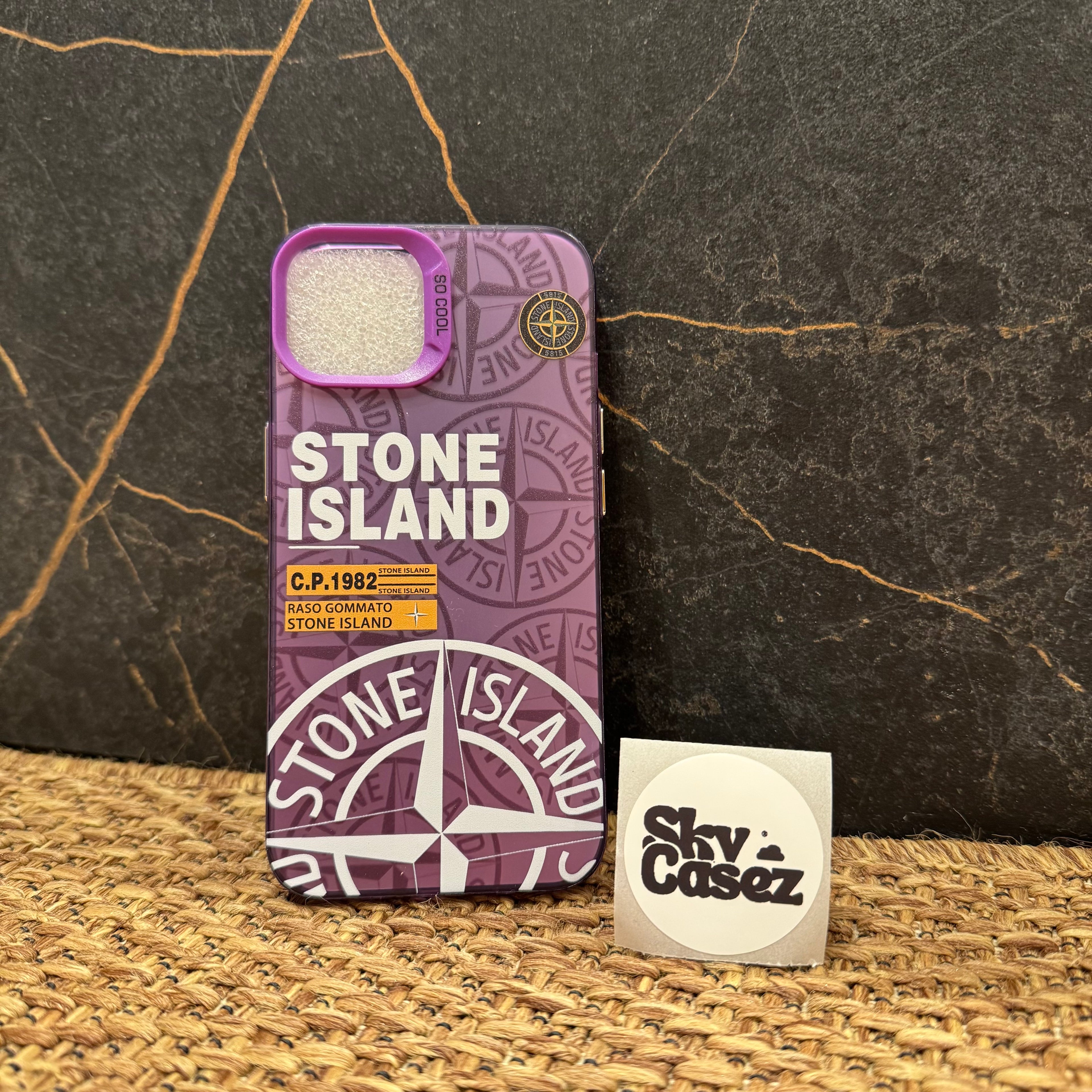 Stone Island Etui Lila