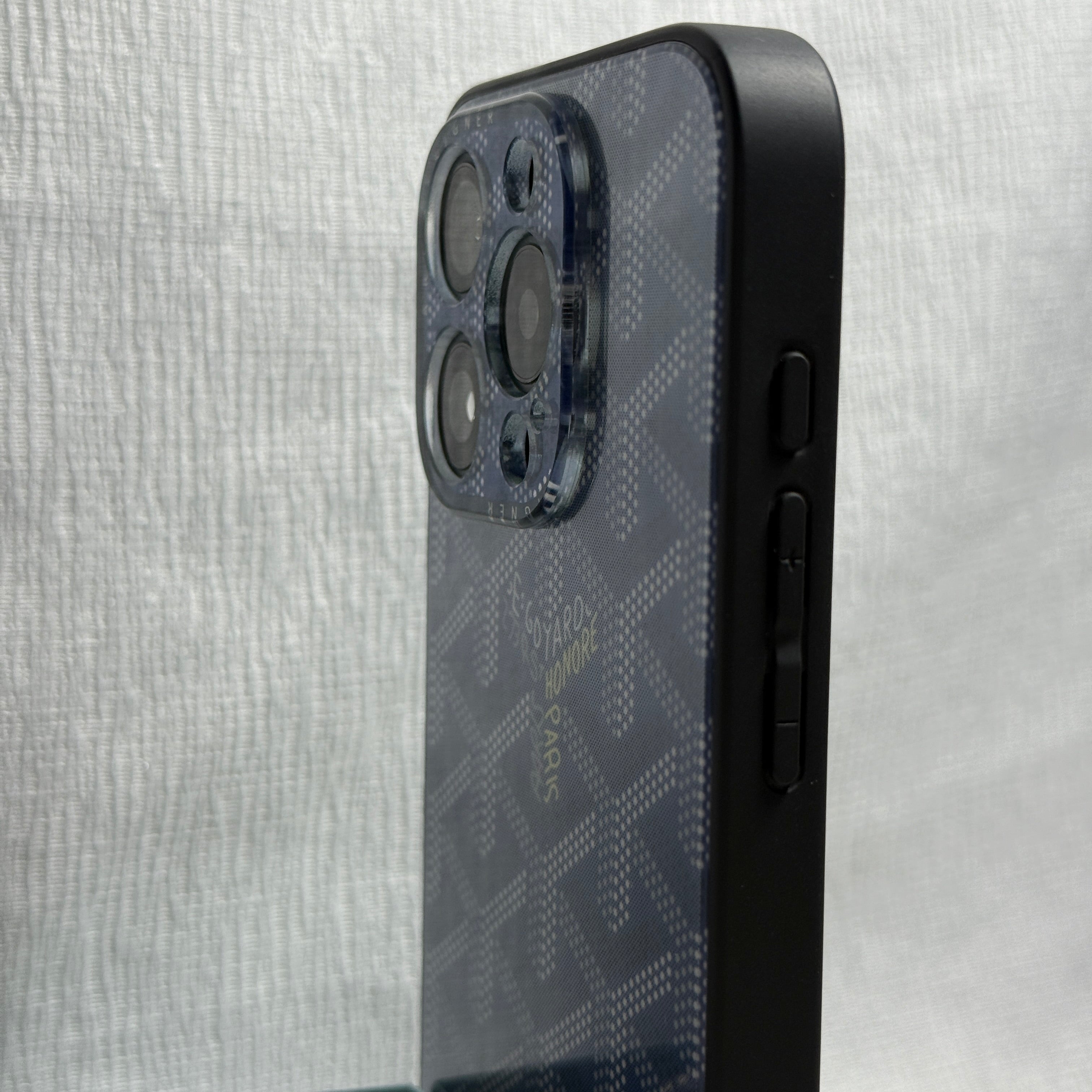 Goyard Case Blauw