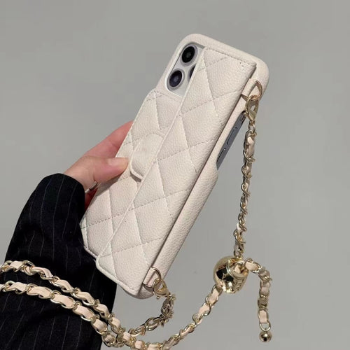Luxe Lederen Hoesje met koord